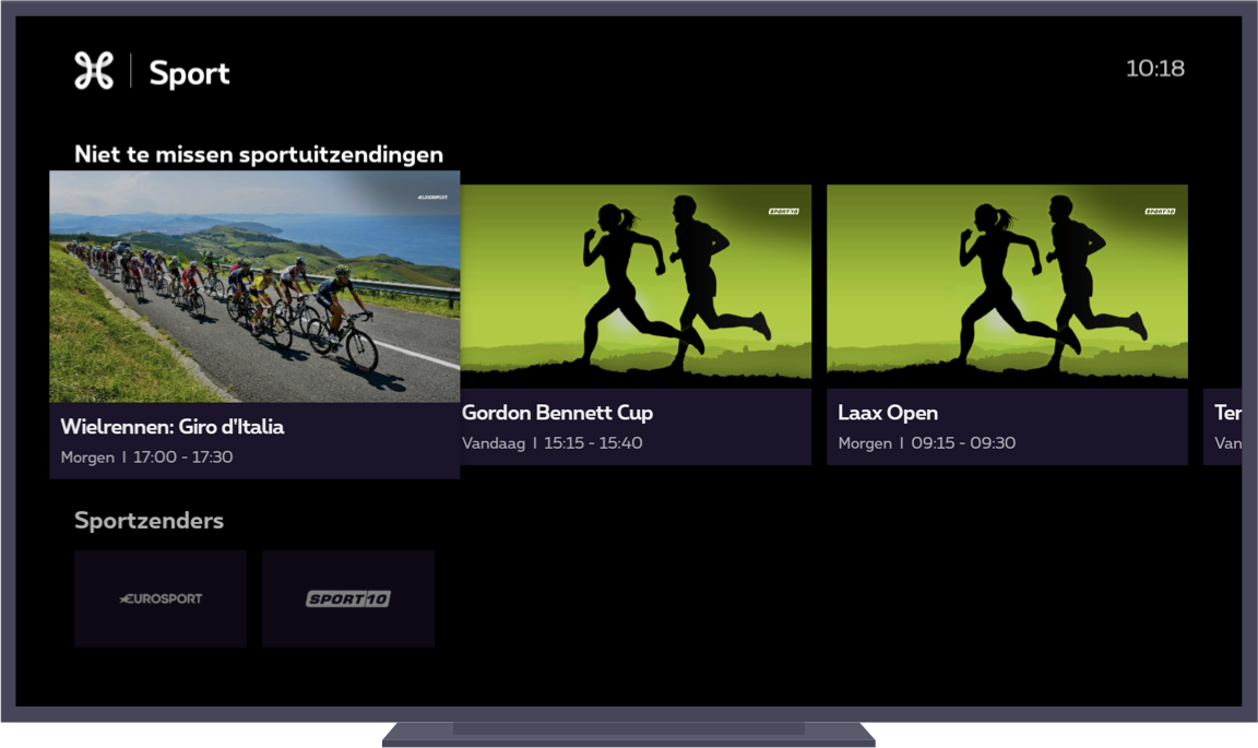 Proximus Pickx tv design