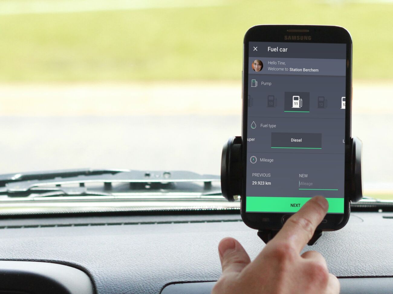 Tokheim Android mobile application