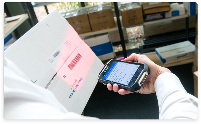 Bol com Scanner pickup platform